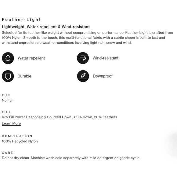 Canada Goose Ellison Jacket 2209L Lightweight Packable Coat Womens L New w/o Tag - Picture 15 of 16